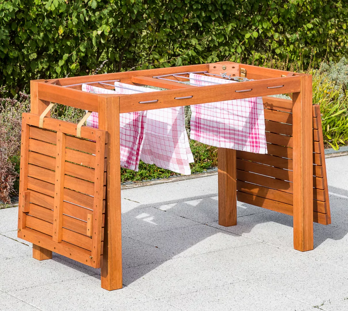 Merxx Gartentisch Rechteckig Braun FSC® Holz 100 cm x 60 cm günstig online kaufen