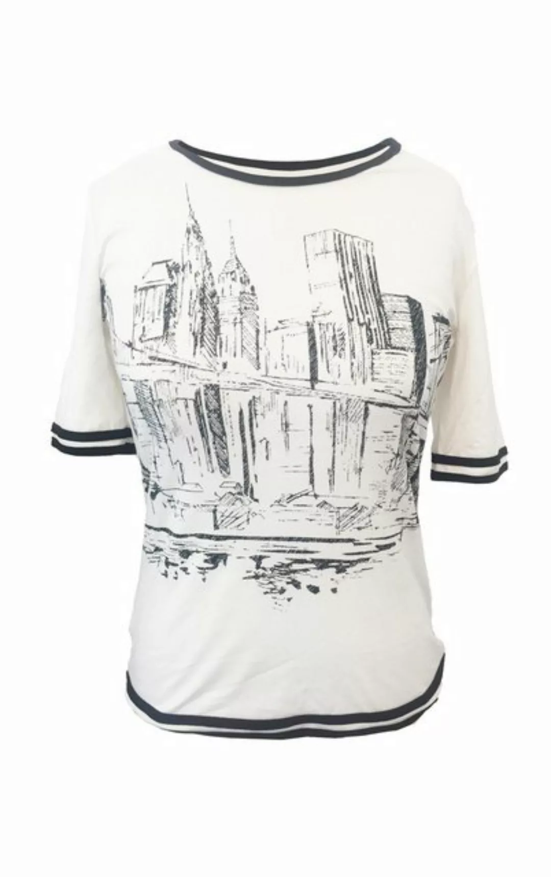 Passioni Print-Shirt Sommer T-Shirt mit stilvollem Stadt Graphic Print günstig online kaufen