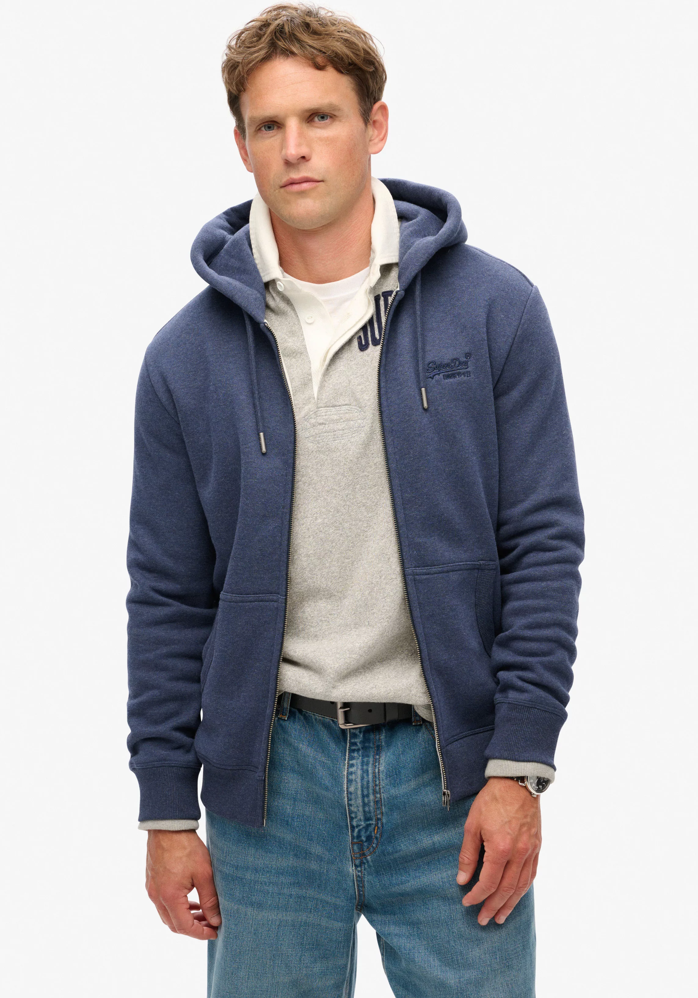 Superdry Kapuzensweatjacke "ESSENTIAL LOGO ZIP HOODIE" günstig online kaufen