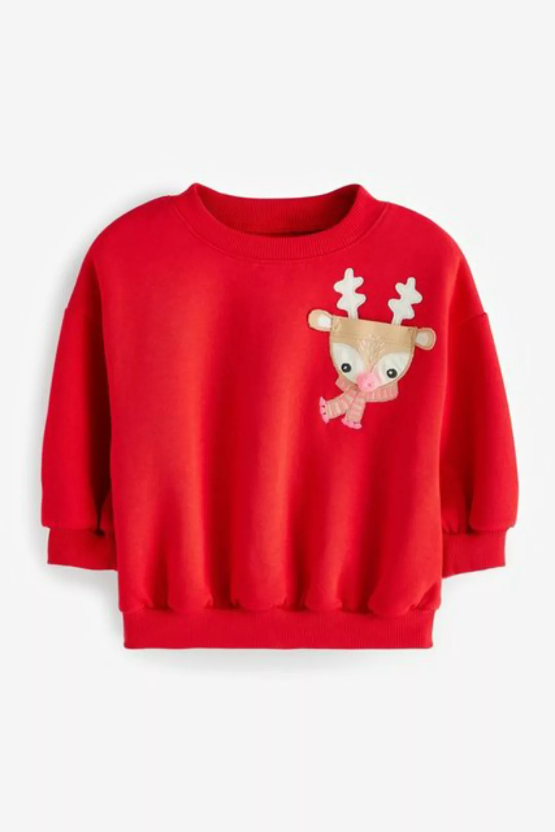 Next Sweatshirt Pullover mit Weihnachtsmotiv (1-tlg) günstig online kaufen