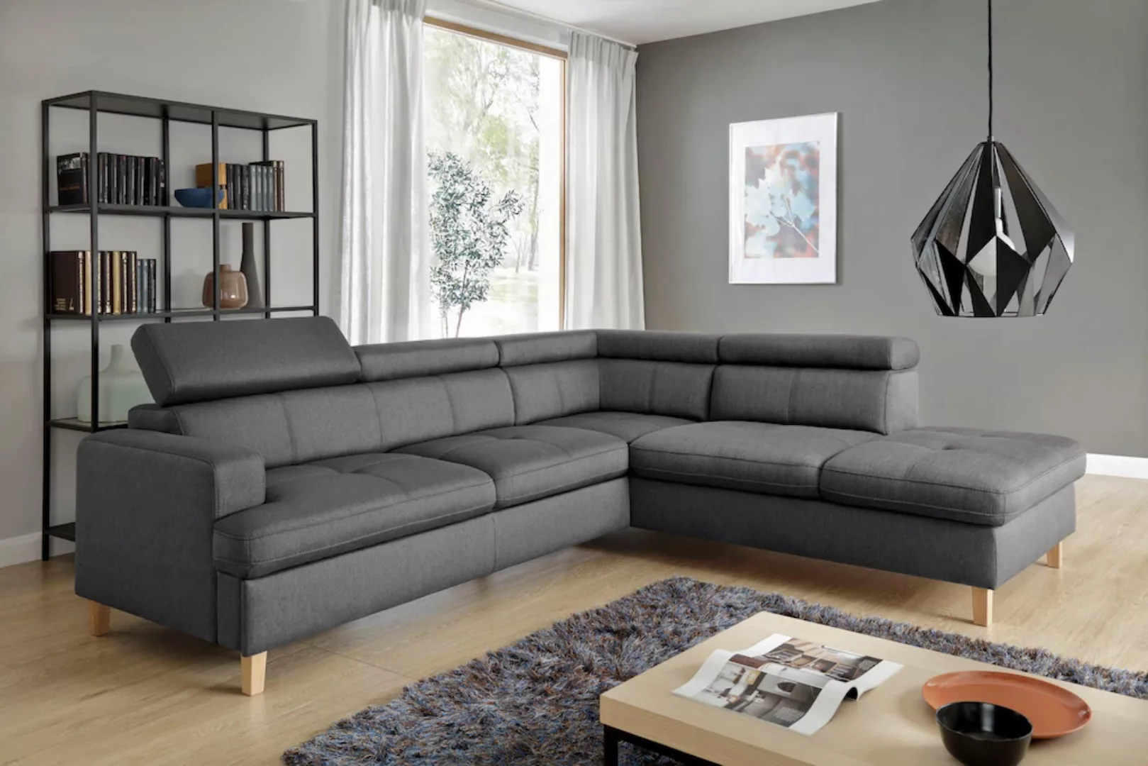 exxpo - sofa fashion Ecksofa »Sisto, hochwertige Verarbeitung, toller Sitzk günstig online kaufen