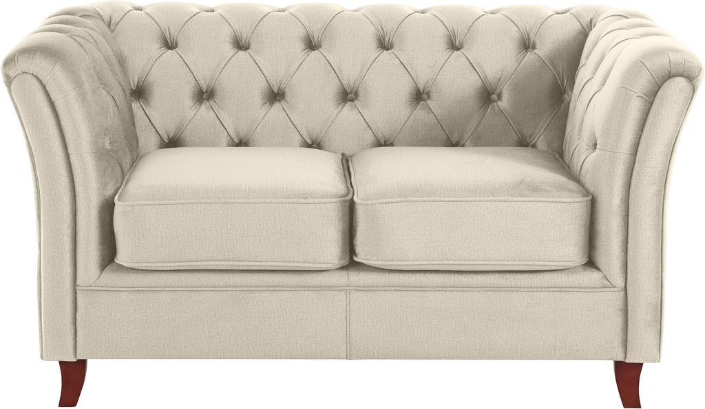 Home affaire Chesterfield-Sofa "Reims", mit echter Chesterfield-Knopfheftun günstig online kaufen