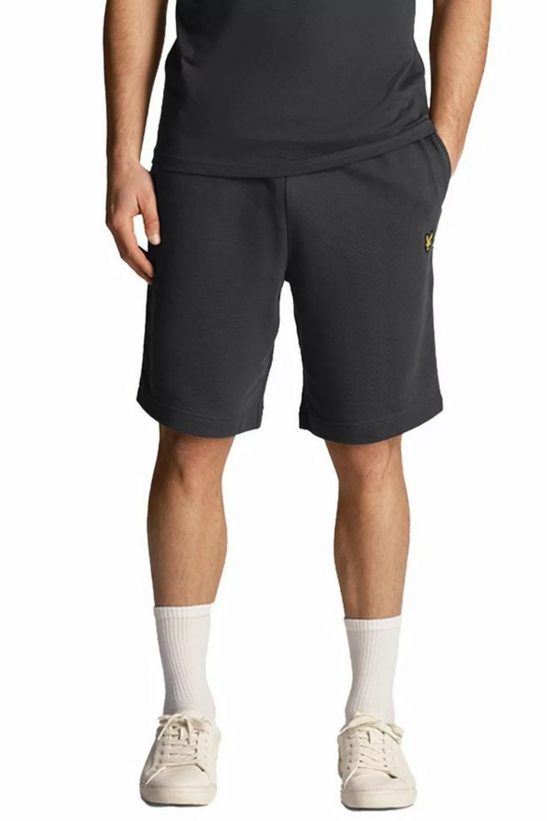 Lyle & Scott Sweatshorts Aus Baumwolle, Sportlich Mit Kordelzug günstig online kaufen