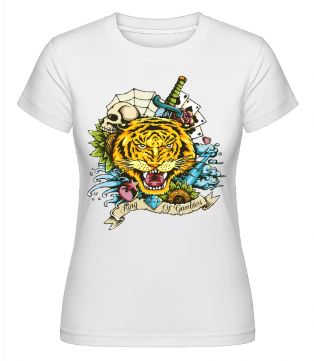 Tiger Tattoo Flash · Shirtinator Frauen T-Shirt günstig online kaufen