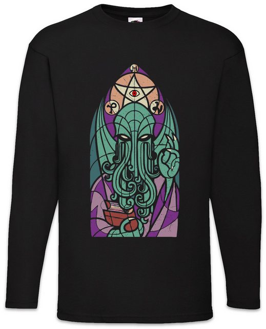 Urban Backwoods Langarmshirt Church Of Cthulhu Langarm T-Shirt Miskatonic L günstig online kaufen