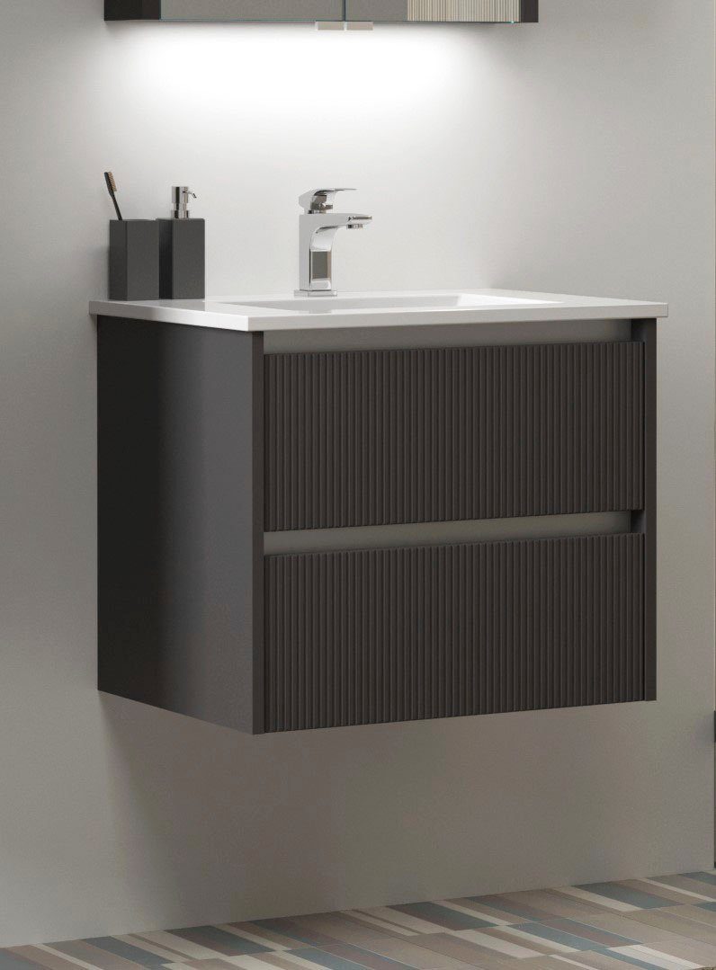 welltime Waschtisch "Urban", mit Keramik Waschbecken, 2 Schubladen mit Soft günstig online kaufen