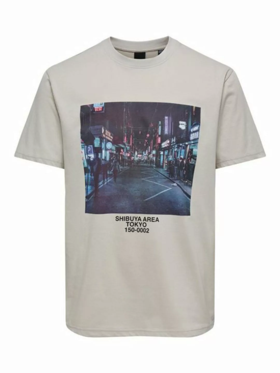 ONLY & SONS Kurzarmshirt ONSLEX LIFE REG PHOTOPRINT SS TEE günstig online kaufen