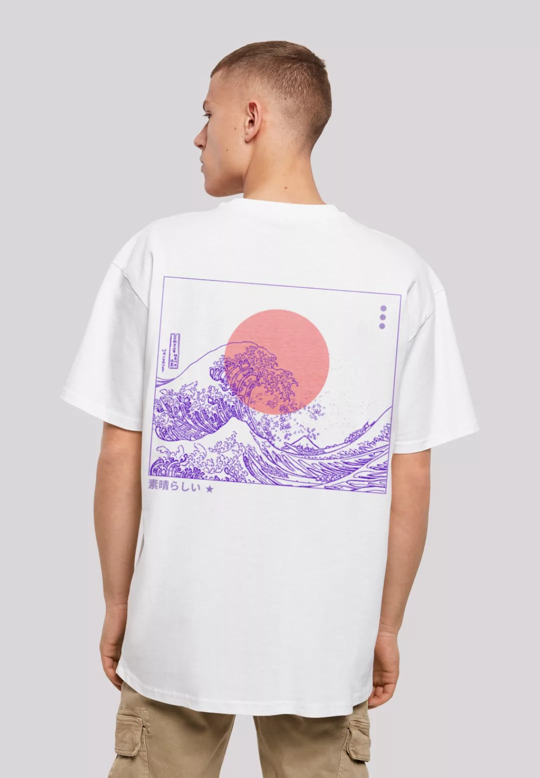 F4NT4STIC T-Shirt "Kanagawa Welle Japan", Print günstig online kaufen