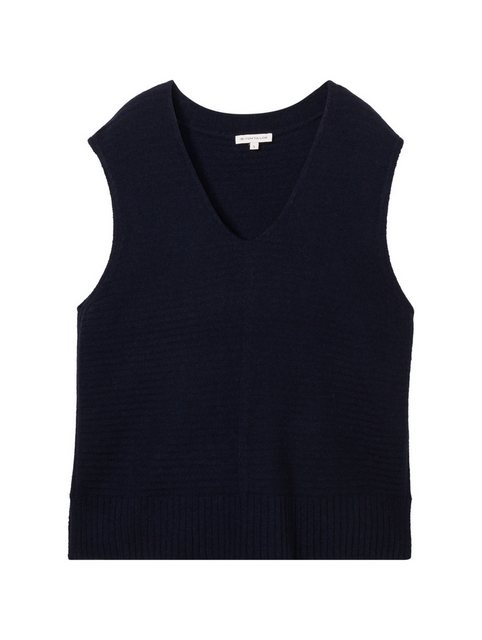 TOM TAILOR Blusentop knit cosy vneck vest günstig online kaufen