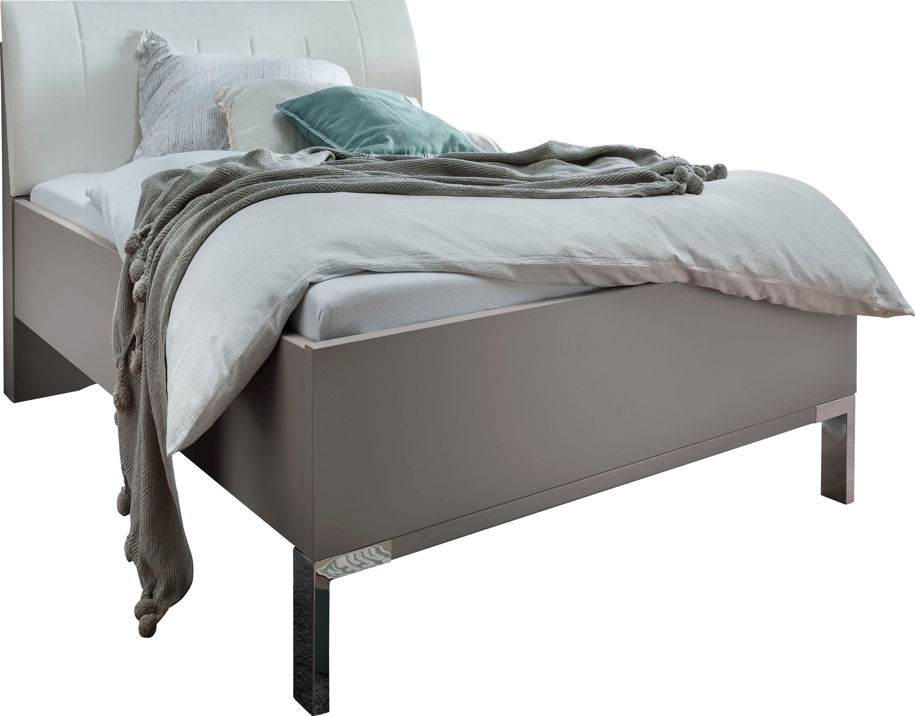 WIEMANN Futonbett "Monaco, Bettgestell, Bettrahmen, komfortables Polsterkop günstig online kaufen