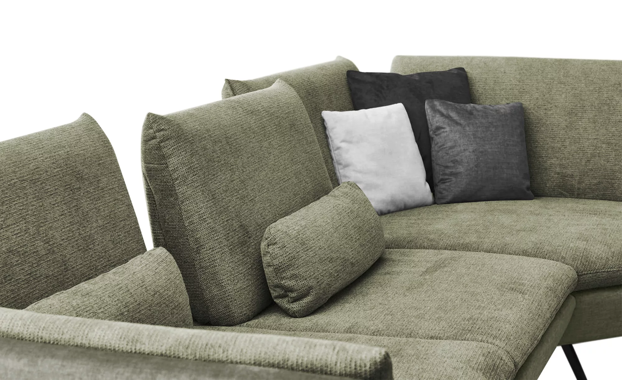 Ecksofa   Luca  ¦ grün ¦ Maße (cm): B: 314 H: 88 T: 244.0 Polstermöbel > So günstig online kaufen