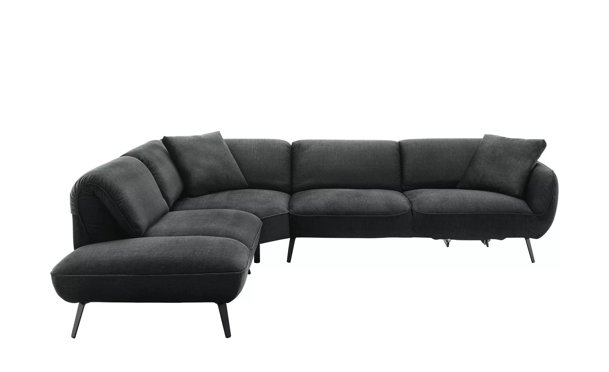 medium Ecksofa  Ventus ¦ schwarz ¦ Maße (cm): B: 304 T: 246 Polstermöbel > günstig online kaufen