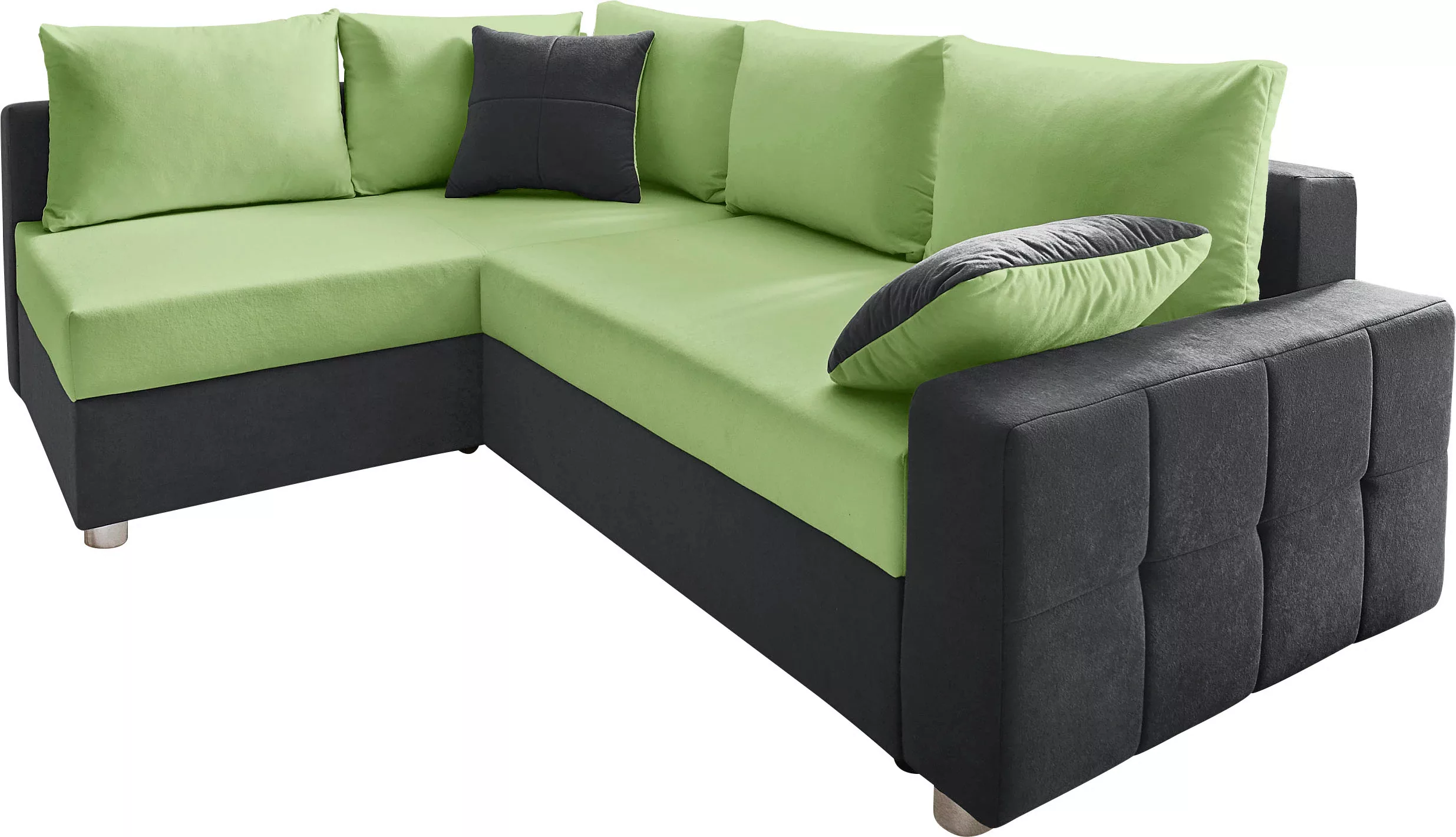 COLLECTION AB Ecksofa »Parma L-Form«, mit Bettfunktion und Federkern günstig online kaufen