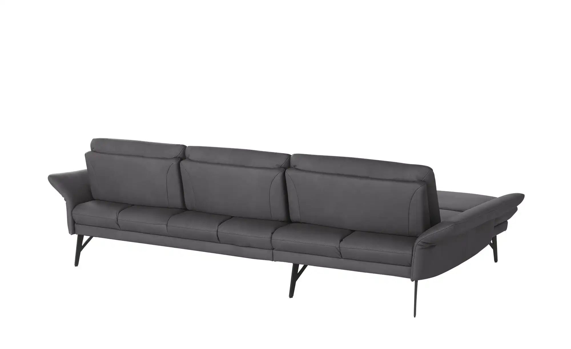 himolla Ecksofa Echtleder 1928 ¦ schwarz ¦ Maße (cm): B: 296 H: 85 T: 175 P günstig online kaufen