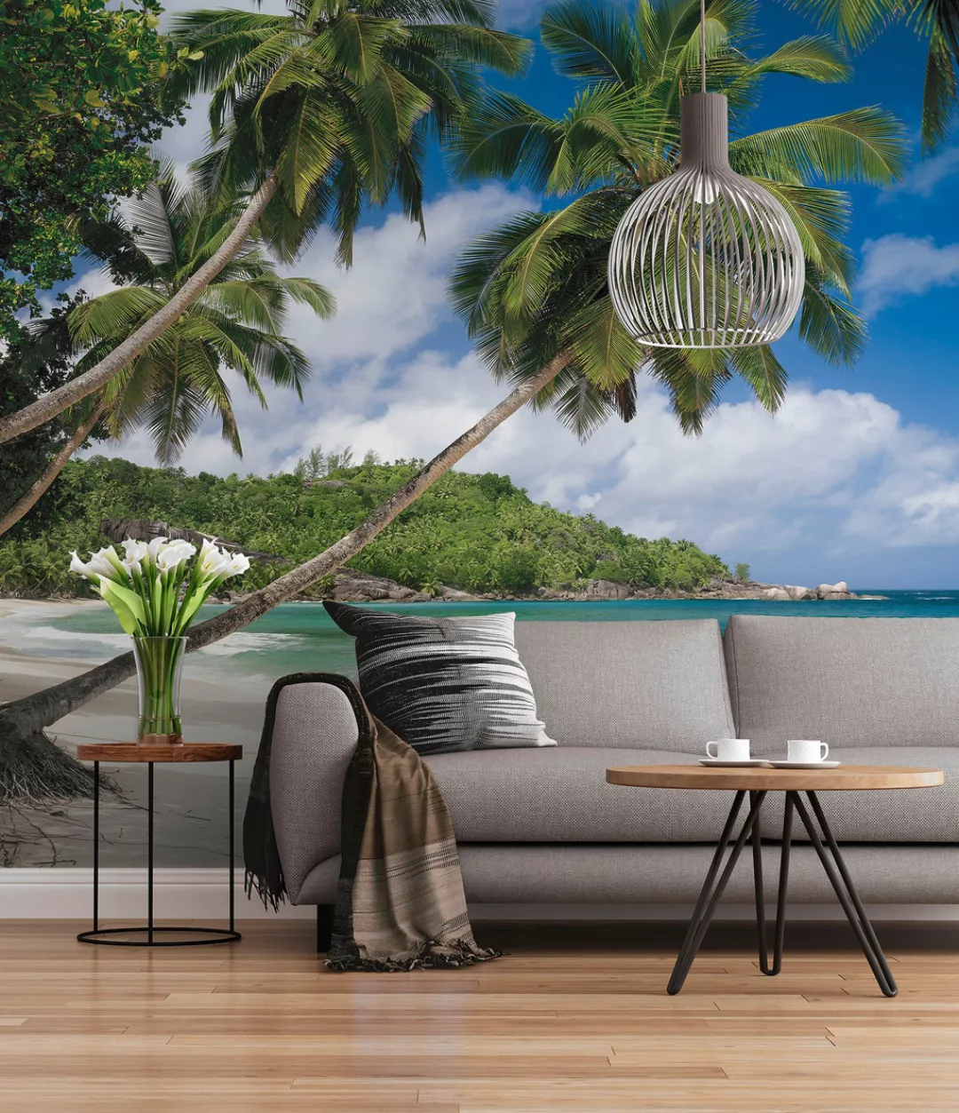 Komar Fototapete »Seychellen - Größe 368 x 254 cm«, bedruckt, Wohnzimmer, S günstig online kaufen