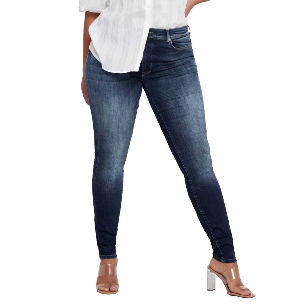 Carmakoma by Only Damen Jeans CARMAYA HW SK SHAPE UP - Skinny Fit - Blau - günstig online kaufen