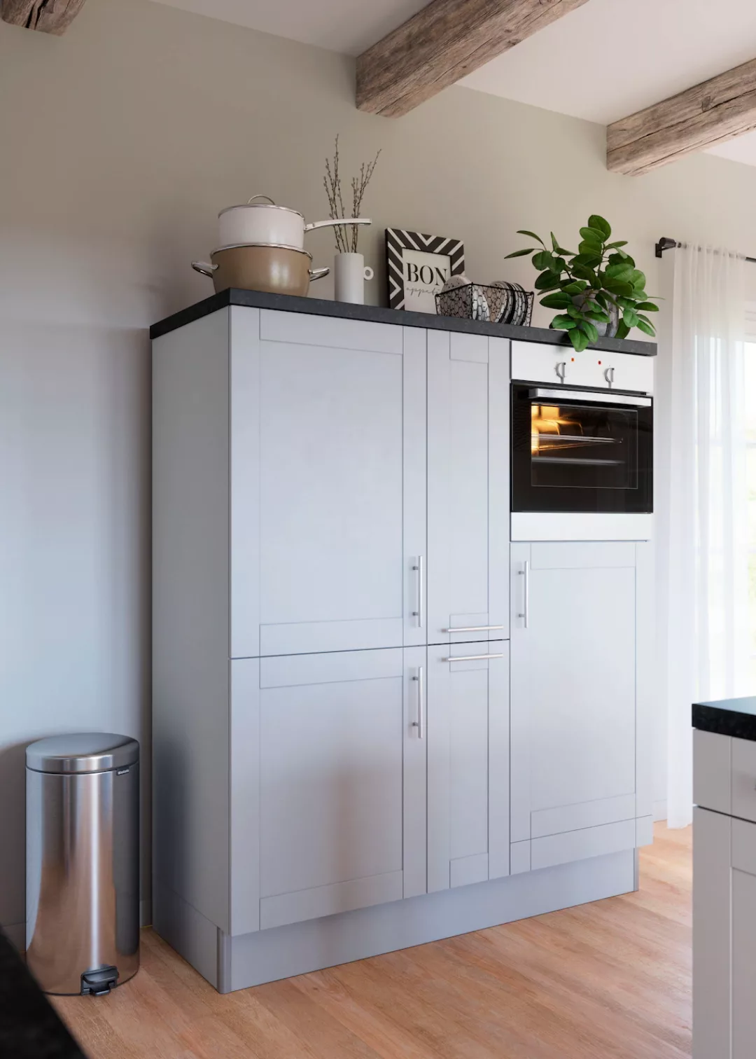 OPTIFIT Küche "Ahus", 150 cm breit, ohne E-Geräte, Soft Close Funktion günstig online kaufen