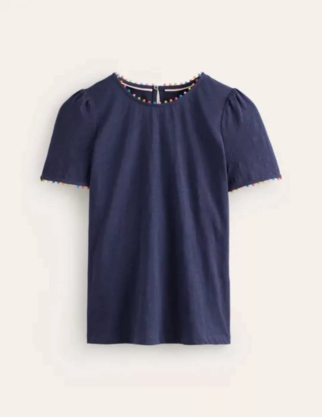 Ali T-Shirt aus Jersey Damen Boden, Marineblau günstig online kaufen