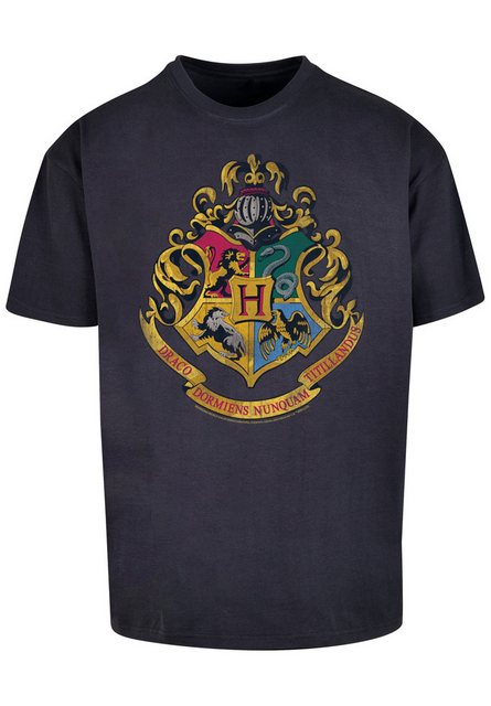 F4NT4STIC T-Shirt Harry Potter Distressed Hogwarts Crest Print günstig online kaufen