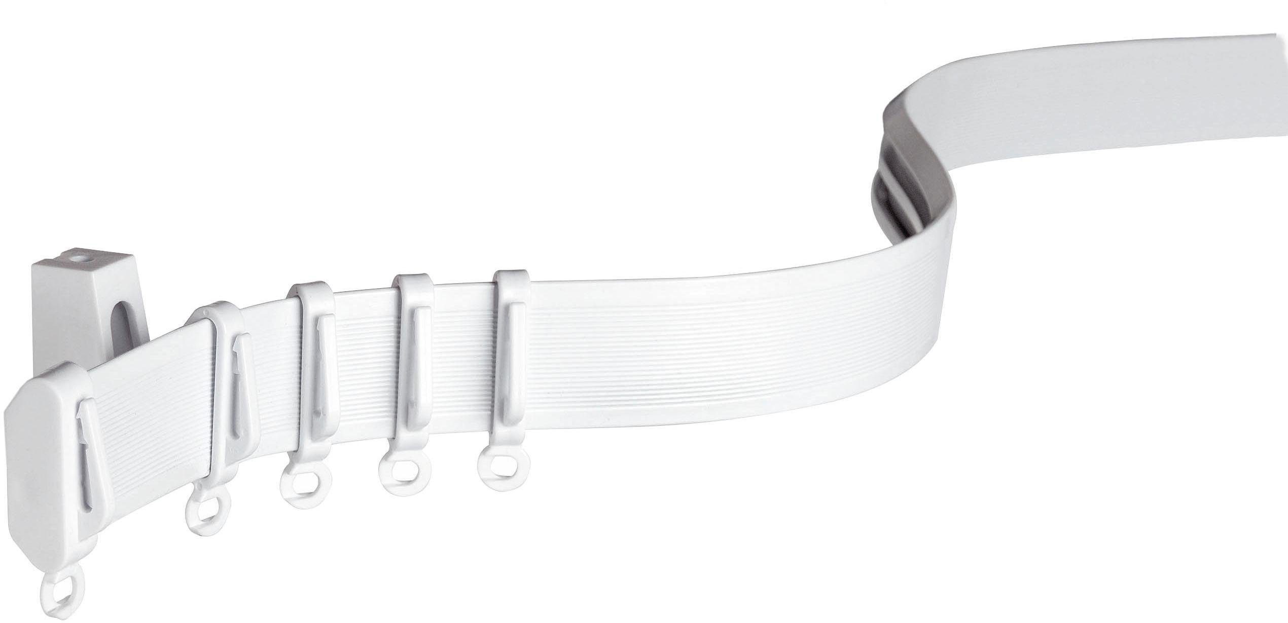 GARDINIA Gardinenschiene Vorhangschiene Flexline Komplett-Set, Fixmaß, günstig online kaufen