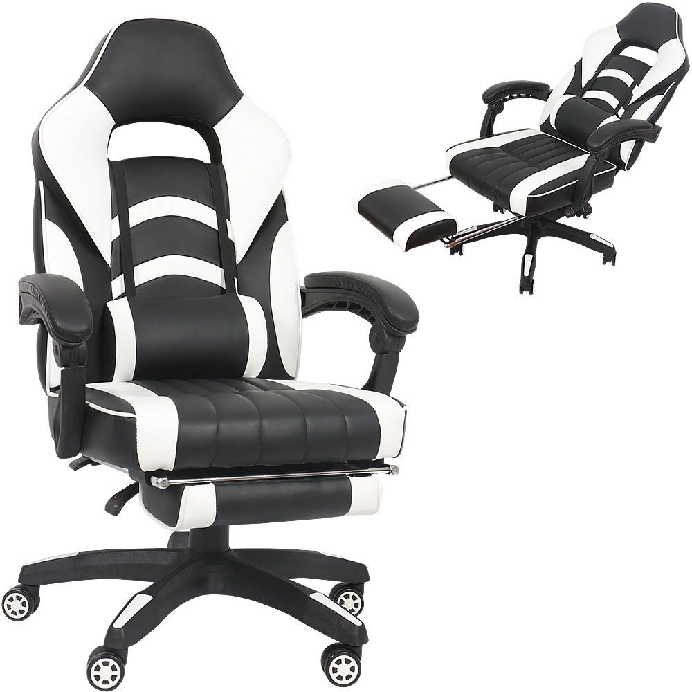 Mucola Schreibtischstuhl Gaming Stuhl Bürostuhl Kunstleder günstig online kaufen
