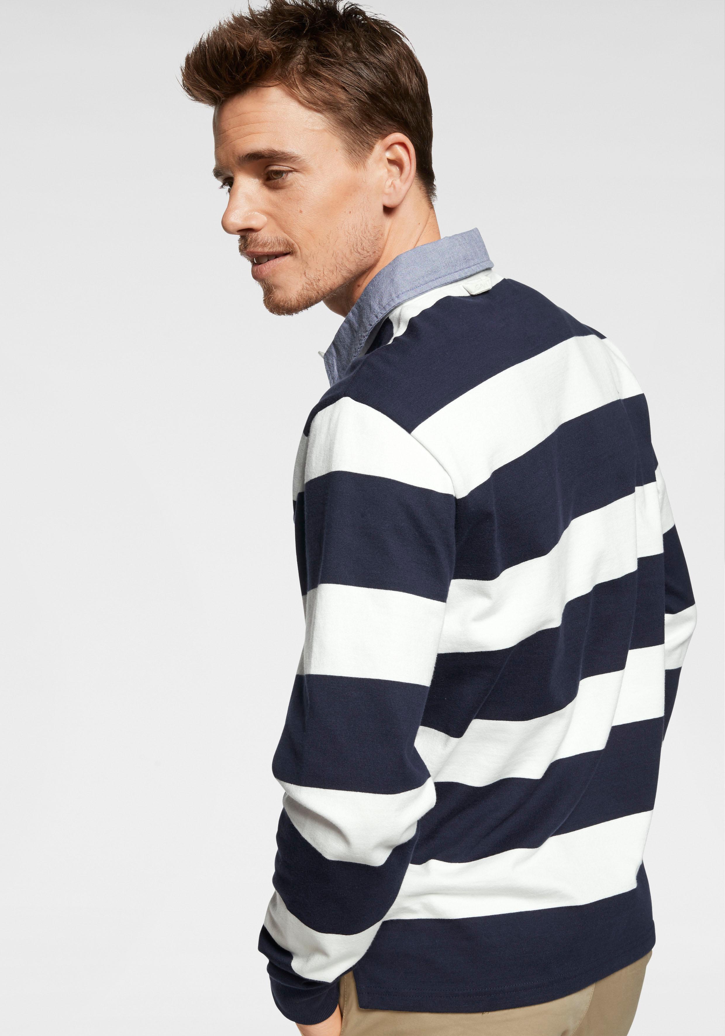 Gant Rugbyshirt "Barstripe Heavy Rugger", sportiver Alltagsstyle günstig online kaufen