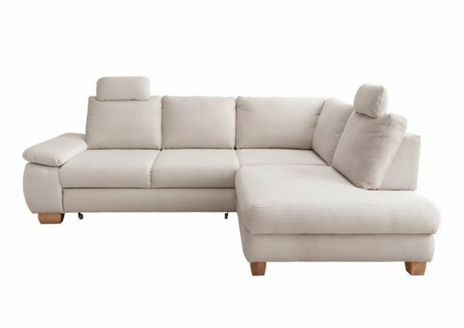 Myhomelando Ecksofa Laminano, mit Schlaffunktion & Bettkasten und Sitztiefe günstig online kaufen