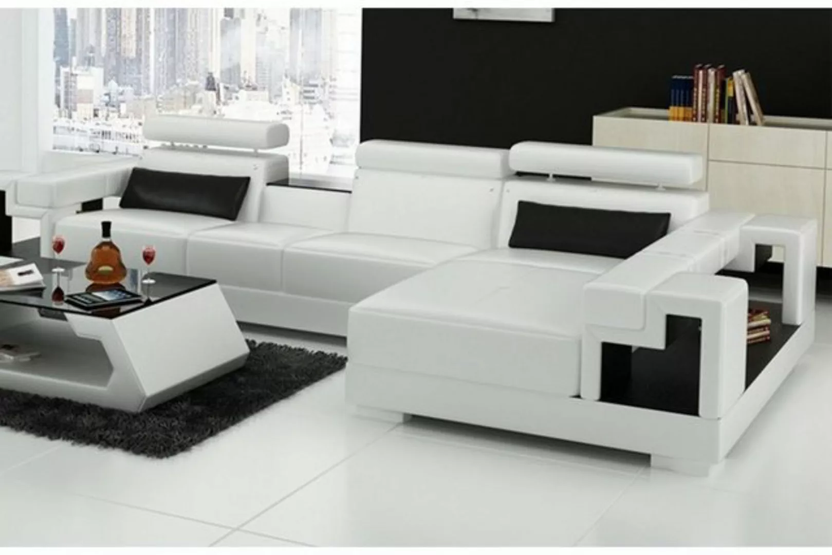 JVmoebel Ecksofa, L Form Sofa Couch Polster Garnitur Wohnlandschaft Design günstig online kaufen