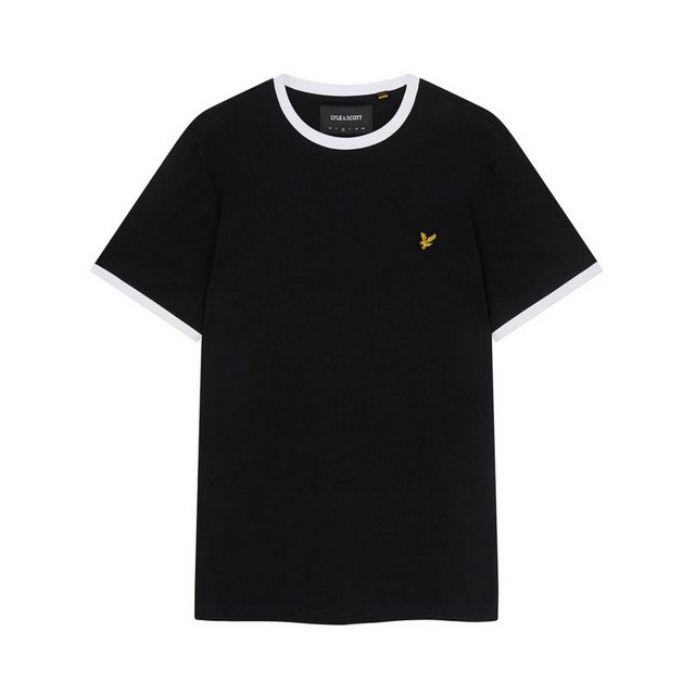 Lyle & Scott T-Shirt T-Shirt Lyle&Scott Ringer kontrastfarbene Bündchen günstig online kaufen