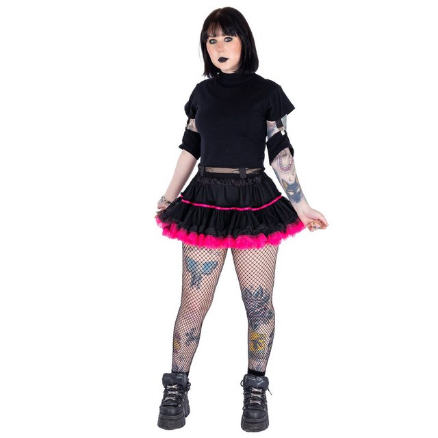 Poizen Industries Unterrock Sofra Schwarz Pink Mini Tutu günstig online kaufen