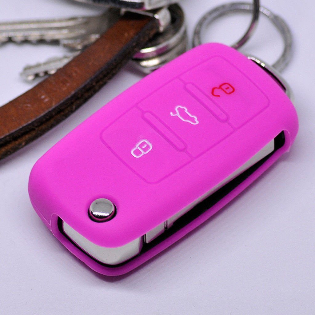 mt-key Schlüsseltasche Autoschlüssel Softcase Silikon Schutzhülle günstig online kaufen