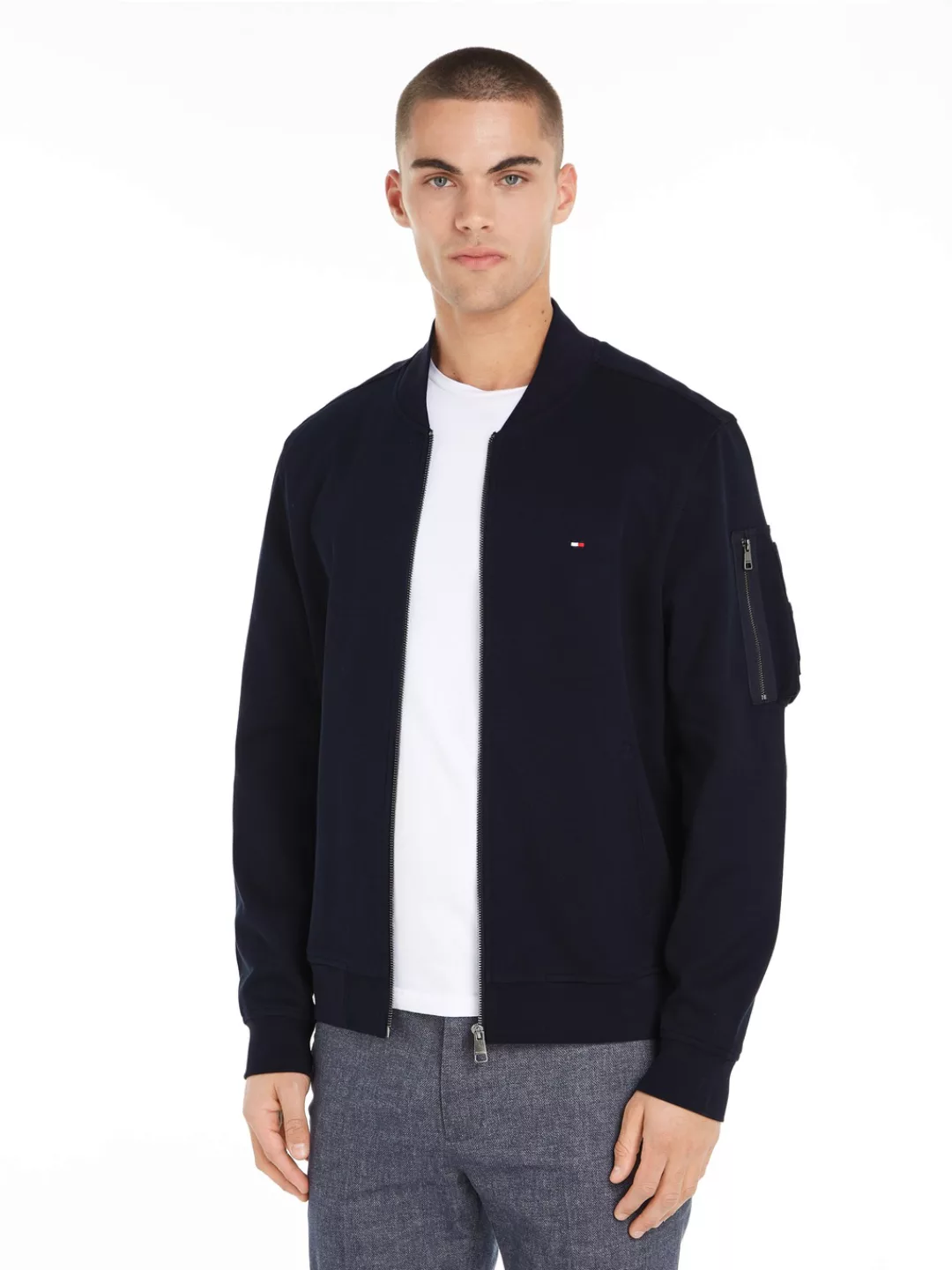 Tommy Hilfiger Sweatjacke "ESSENTIAL INTECHNO BASEBALL JKT" günstig online kaufen