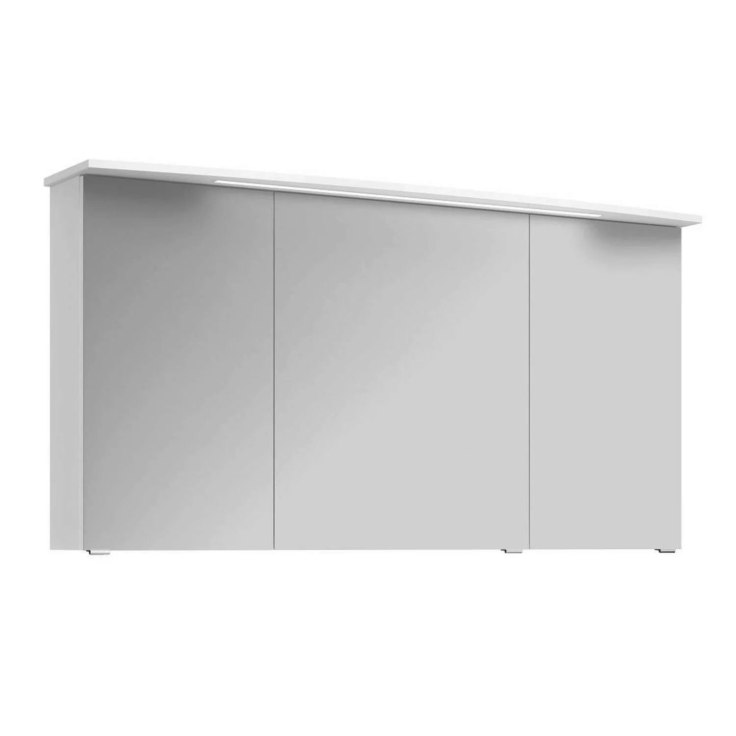 Badezimmer Spiegelschrank FES-4010-66 mit Korpus in weiß glänzend inkl. LED günstig online kaufen
