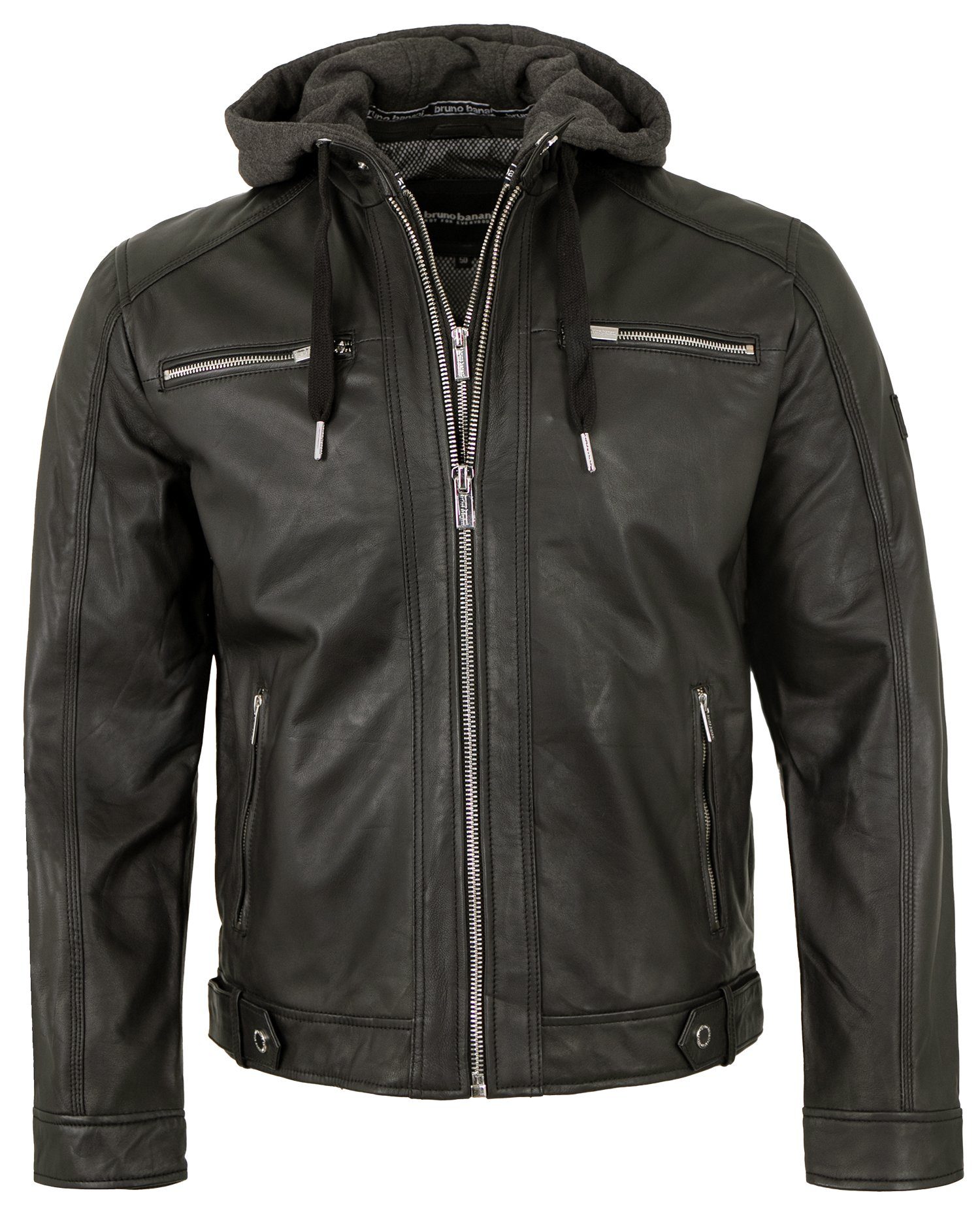 Lederjacken24 Lederjacke Smudo Herren Echtleder Lederjacke günstig online kaufen