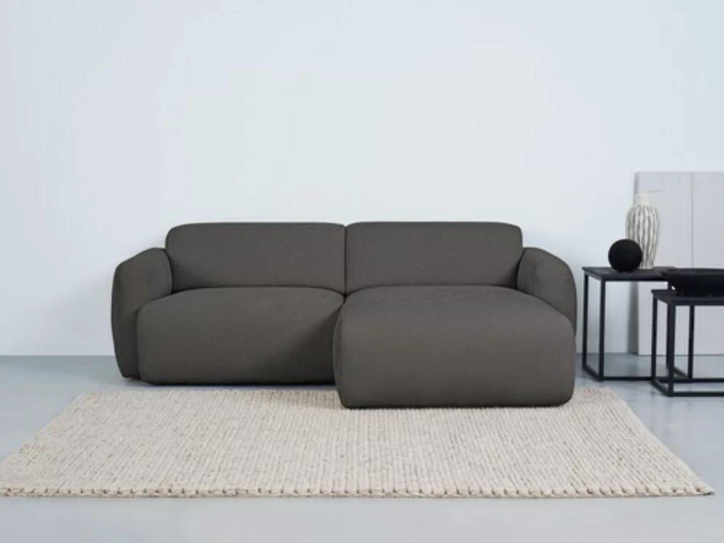 andas Ecksofa "Myrland", Breite 232 cm, Chenille, Easy Clean Stoff, mit Kal günstig online kaufen