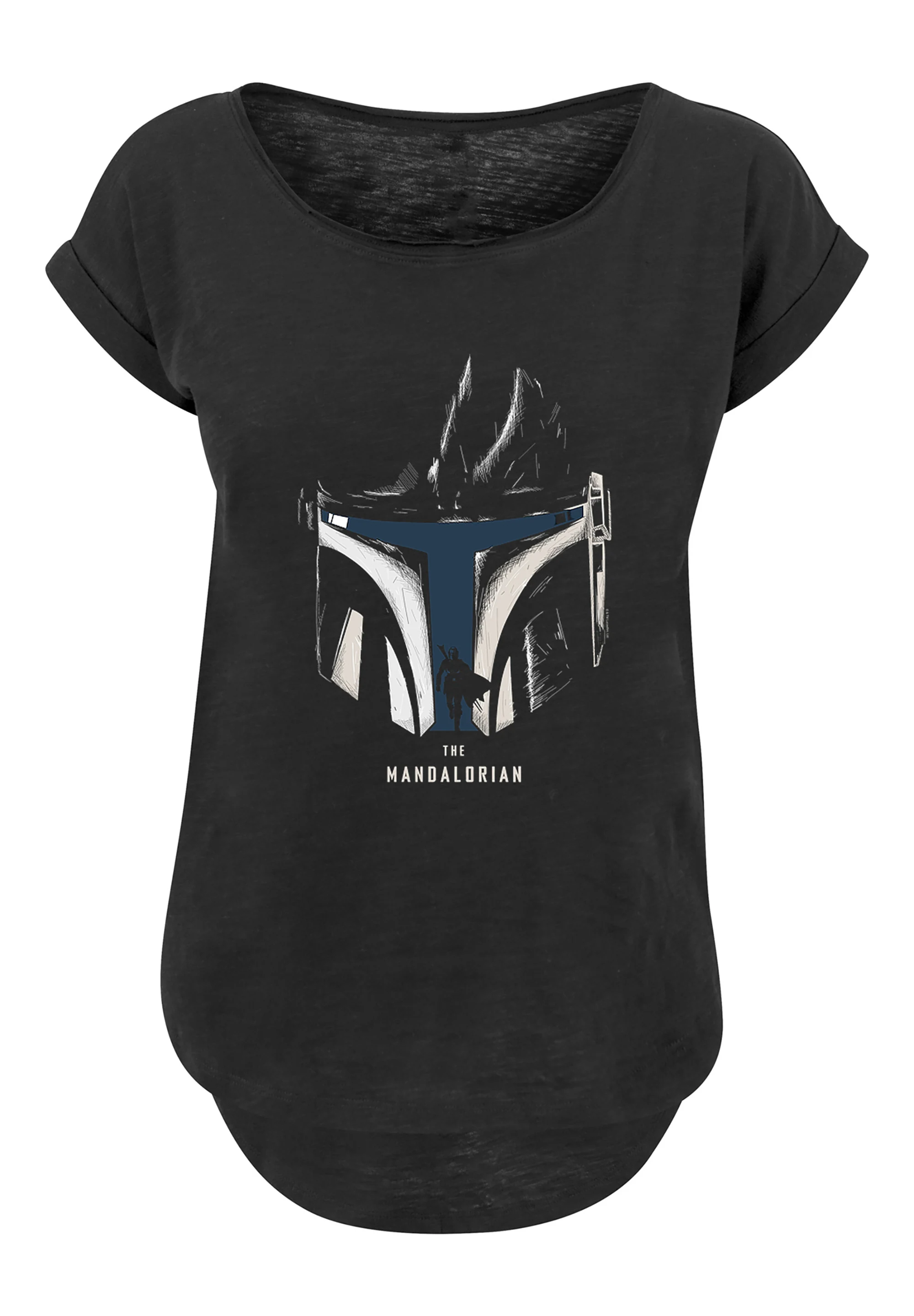 F4NT4STIC T-Shirt "Star Wars The Mandalorian Helm Silhouette", Print günstig online kaufen