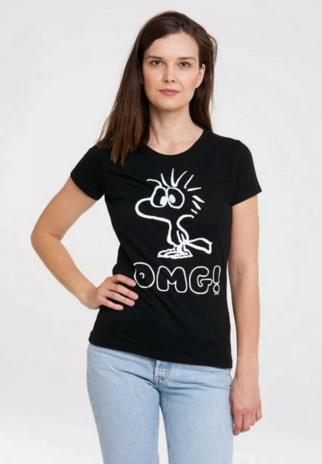 LOGOSHIRT T-Shirt Woodstock mit lizenziertem Originaldesign günstig online kaufen