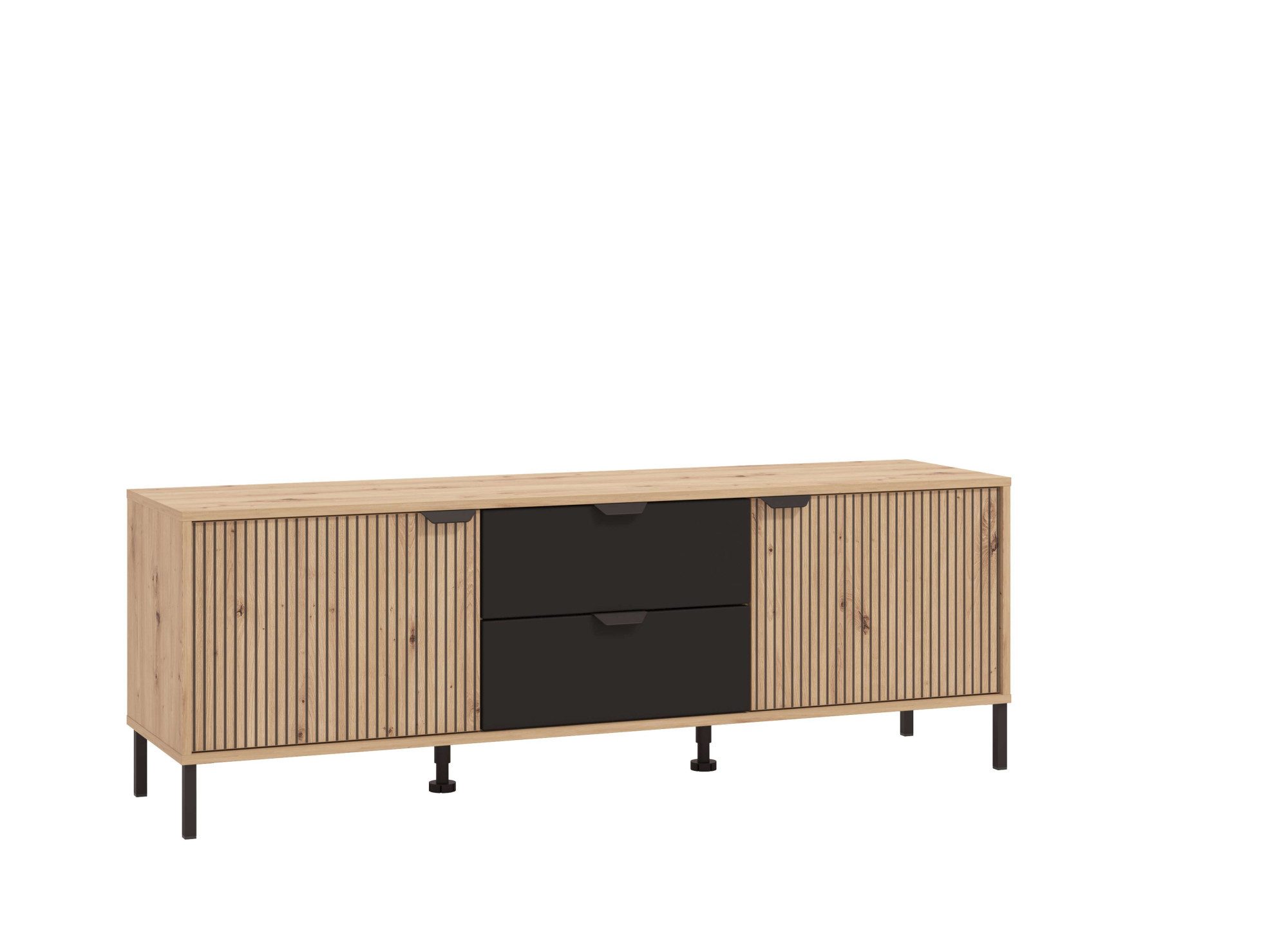 Home affaire Lowboard "Mayenne, TV-Lowboard, Breite 157 cm", TV-Kommode, Tü günstig online kaufen