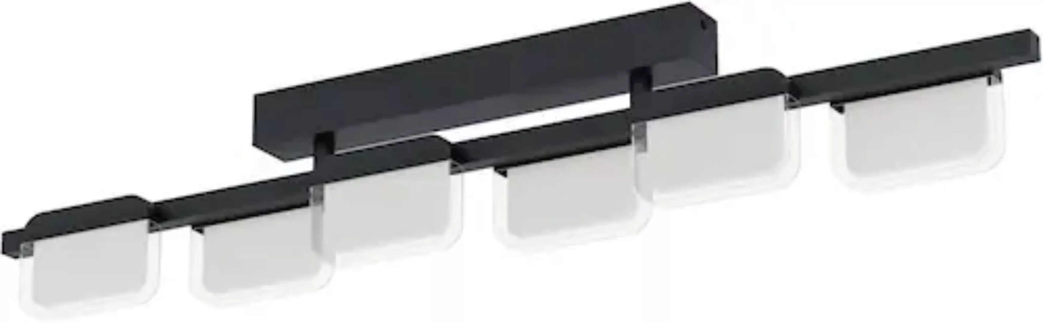 EGLO Deckenleuchte »ERVIDEL«, Deckenleuchte in schwarz aus Stahl - 4,5W - W günstig online kaufen