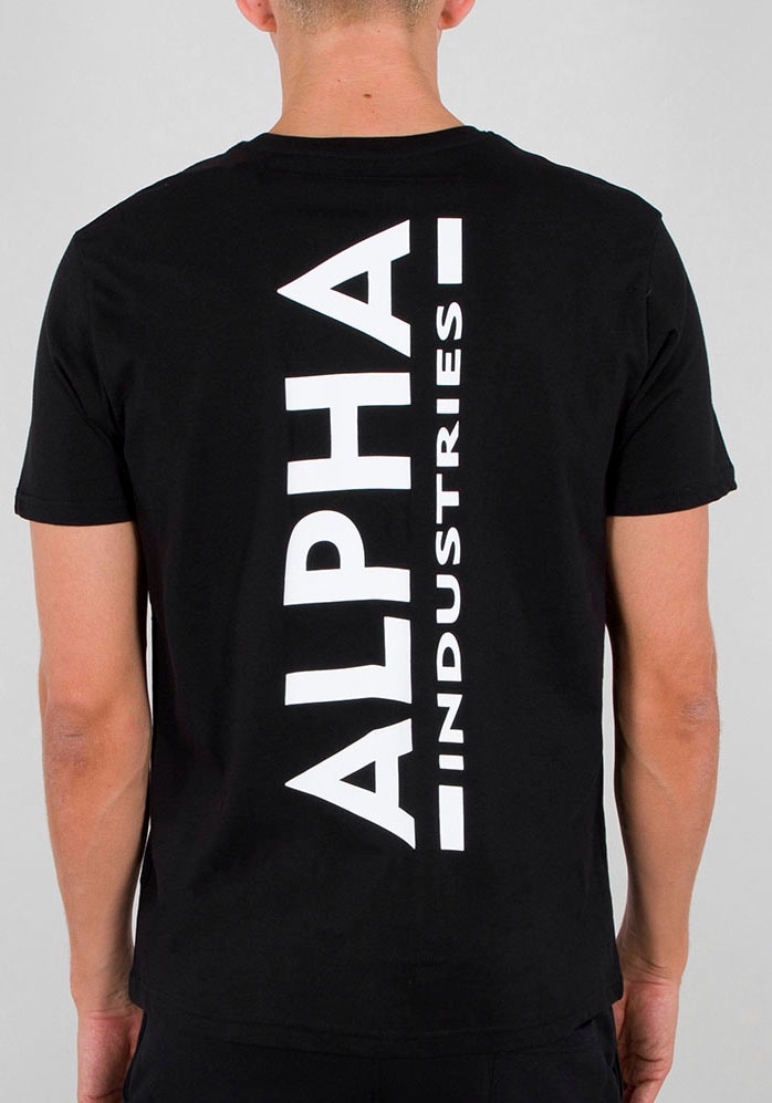 Alpha Industries Rundhalsshirt "Backprint T" günstig online kaufen