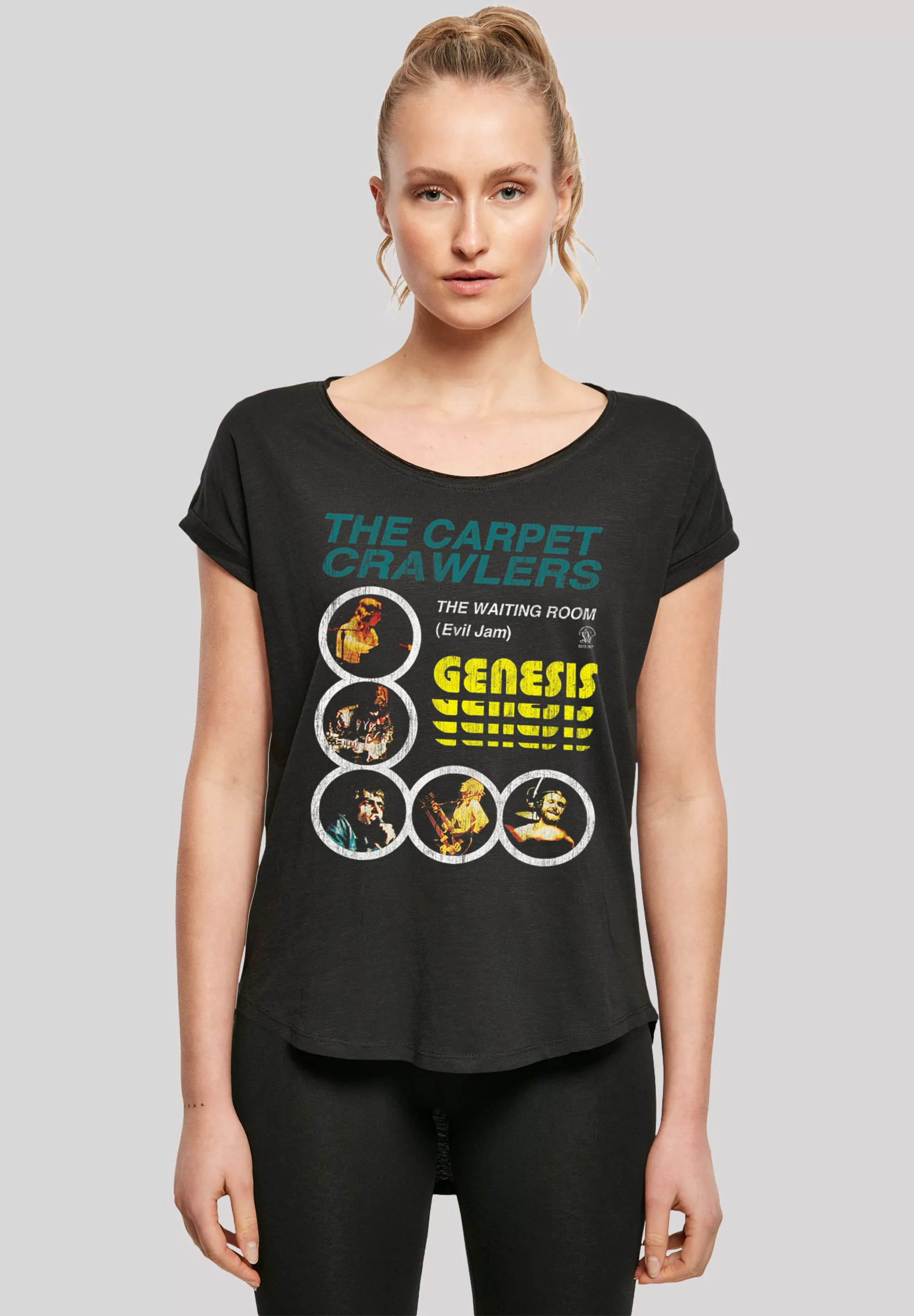 F4NT4STIC T-Shirt "Long Cut T-Shirt Genesis The Carpet Crawlers", Damen,Pre günstig online kaufen