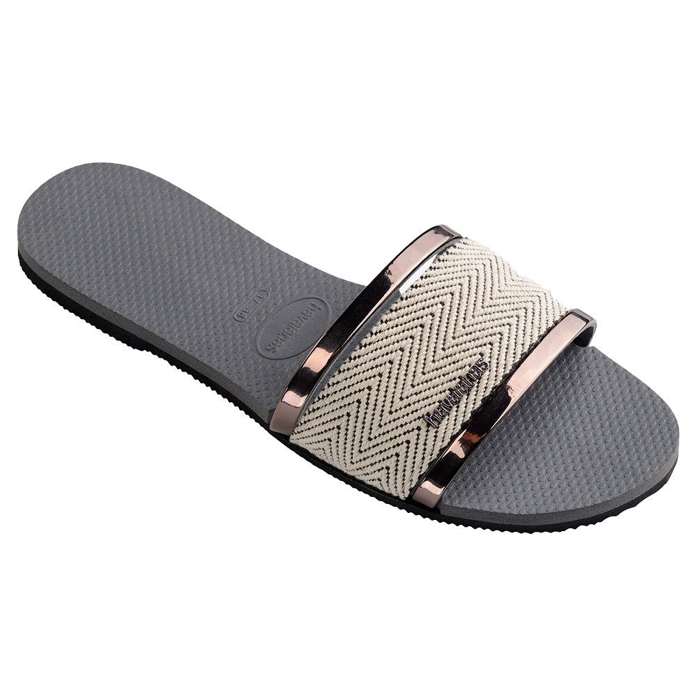 Havaianas You Trancoso Premium Flip Flops EU 39-40 Steel Grey günstig online kaufen