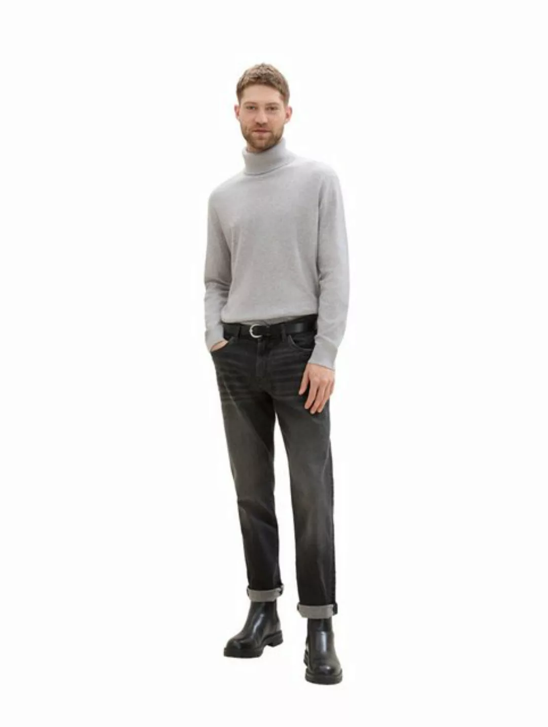 TOM TAILOR Rollkragenpullover in melierter Optik günstig online kaufen