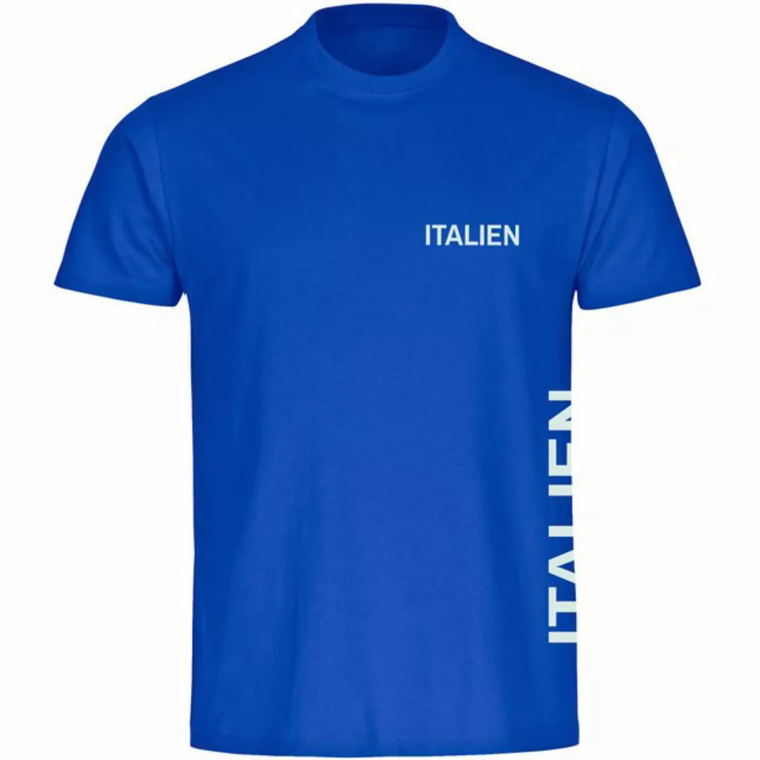 multifanshop T-Shirt Herren Italien - Brust & Seite - Männer günstig online kaufen