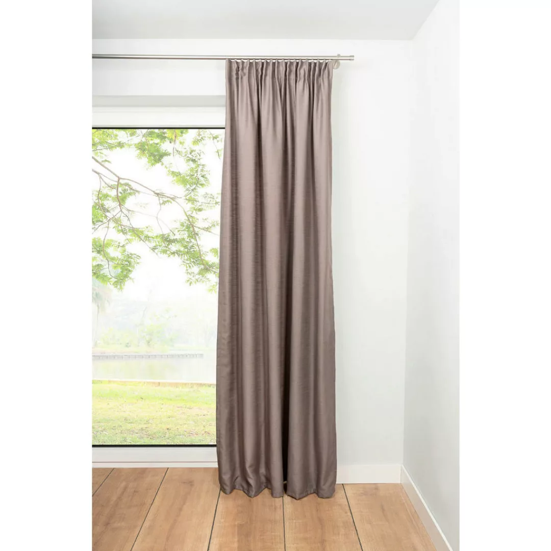 Kombivorhang BALANCE taupe B/L: ca. 135x245 cm günstig online kaufen