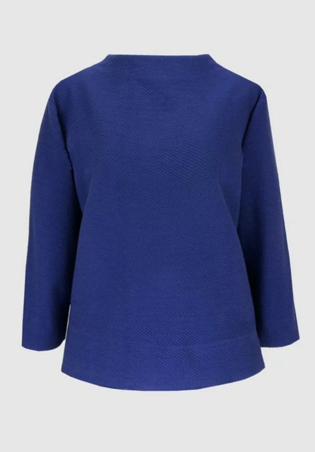 bianca 3/4-Arm-Shirt KYLIN cooles Sweatshirt mit Waffelstruktur Muster günstig online kaufen