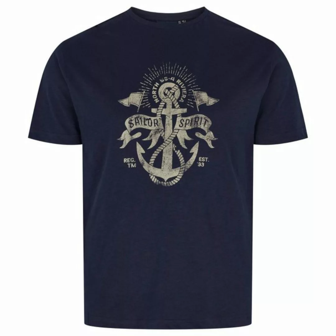 north 56 4 Print-Shirt XXL Printed T-Shirt von North 56°4 in navy günstig online kaufen