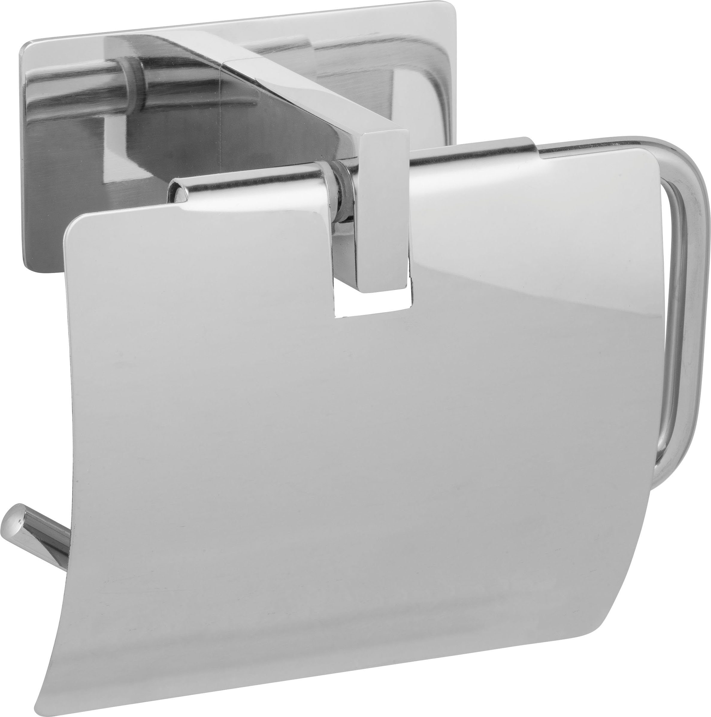 WENKO Toilettenpapierhalter Turbo-Loc® Genova Shine, Befestigen günstig online kaufen