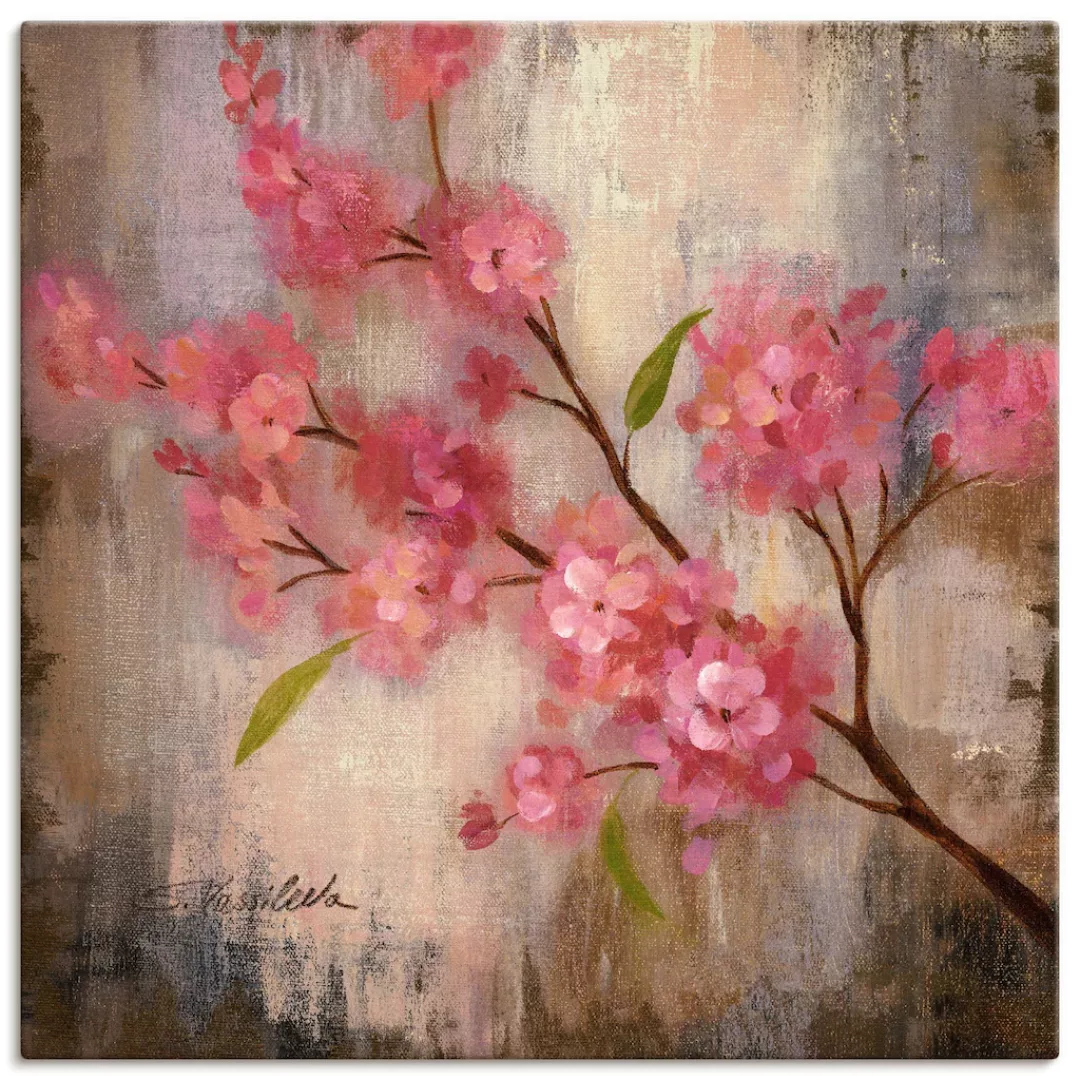 Artland Wandbild "Kirschblüte II", Blumen, (1 St.), als Leinwandbild, Poste günstig online kaufen