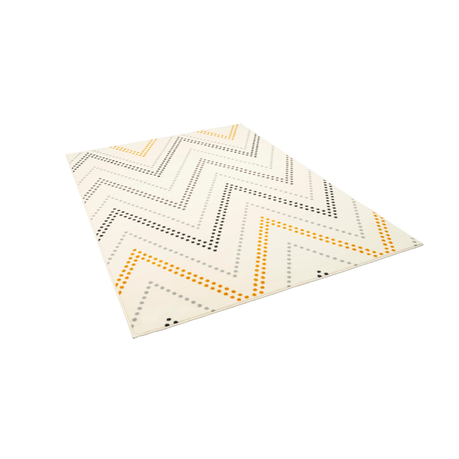 Pergamon Teppich Modern Trendline Zick Zack Creme 120x170cm günstig online kaufen